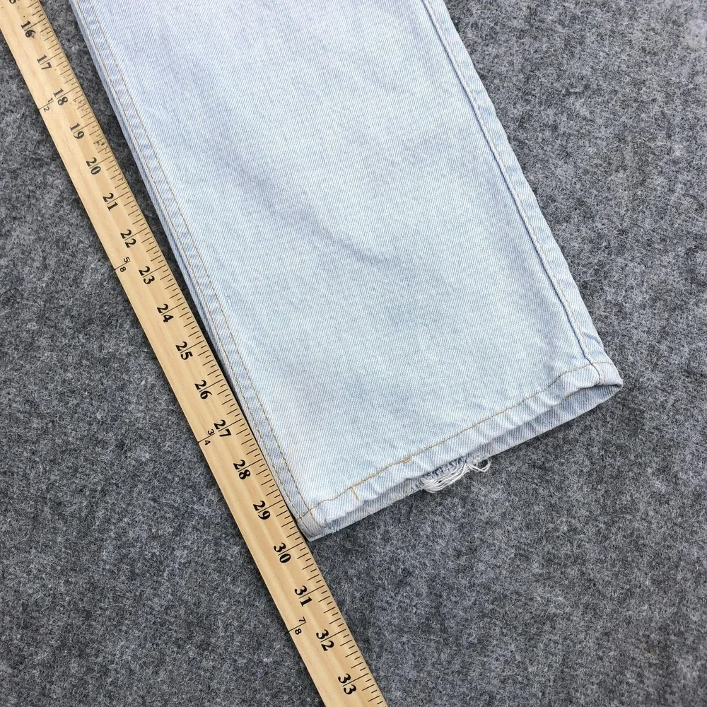 Vintage Levis 549 Jeans Mens 36x30 USA Light Wash Straight Leg 80s 90s Denim